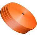 Kubinec Kubinec CL-114 1.25 in. Orange Woven Polyester Strap; 600 ft. Coil - 3835 lbs System Strength - 4 Rolls CL-114